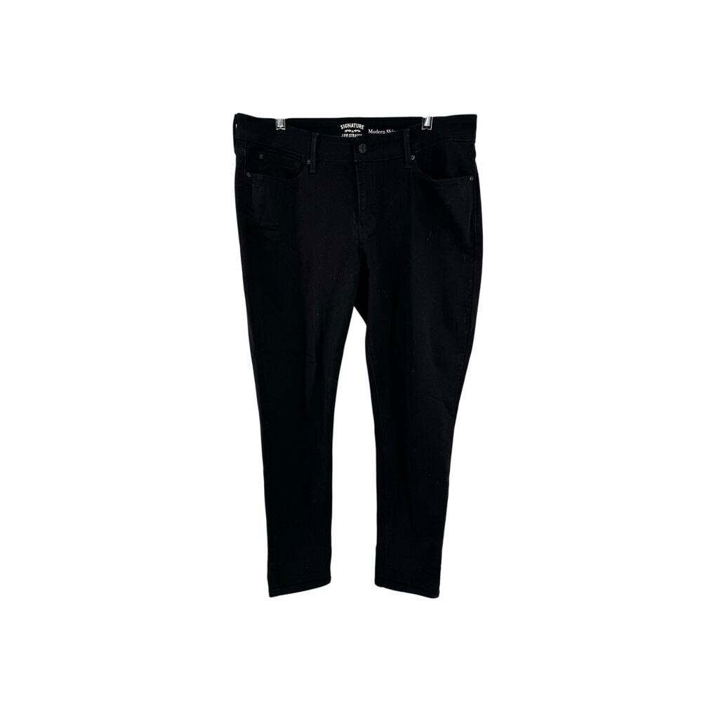 Levi Strauss Signature Modern Skinny Womens Black Jeans 32x30